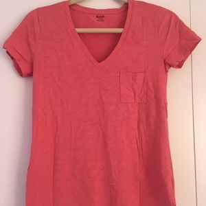 Madewell whisper cotton v neck tee